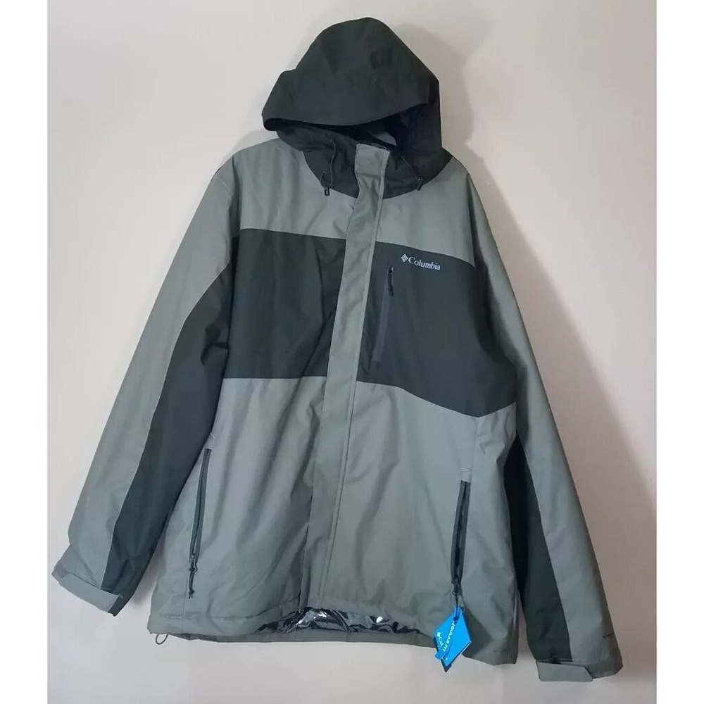 Columbia Jacket Men 2XL Tall‎ Tipton Peak III Omni Heat Insulated Green NEW